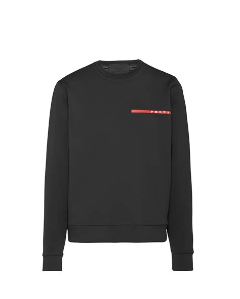 prada black sweatshirt